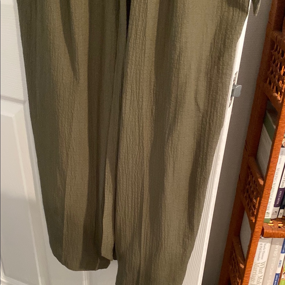 Calvin Klein Khaki Sleeveless Jumpsuit - Picture 3 of 3